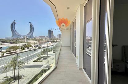 Apartment - 2 - 3 for rent in Lusail Marina Heights - Marina District - Lusail