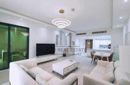 Apartment - 1 Bedroom - 1 Bathroom for rent in Lusail Marina Heights - Marina District - Lusail