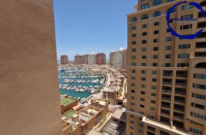 Apartment - 1 Bedroom - 2 Bathrooms for rent in West Porto Drive - Porto Arabia - The Pearl Island - Doha
