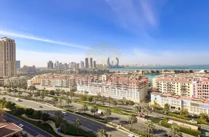 Apartment - 1 Bedroom - 2 Bathrooms for rent in West Porto Drive - Porto Arabia - The Pearl Island - Doha Apartment - 1 Bedroom - 2 Bathrooms for rent in West Porto Drive - Porto Arabia - The Pearl Island - Doha