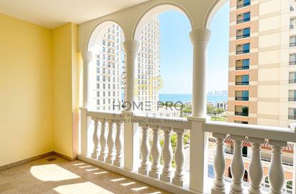 Apartment - 2 Bedrooms - 3 Bathrooms for rent in Viva Central - Viva Bahriyah - The Pearl Island - Doha Apartment - 2 Bedrooms - 3 Bathrooms for rent in Viva Central - Viva Bahriyah - The Pearl Island - Doha