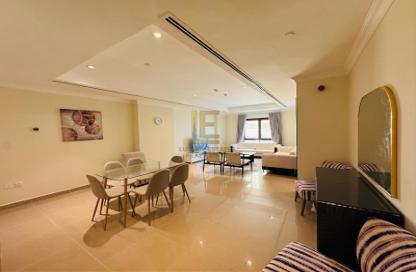 Apartment - 1 Bedroom - 2 Bathrooms for rent in West Porto Drive - Porto Arabia - The Pearl Island - Doha