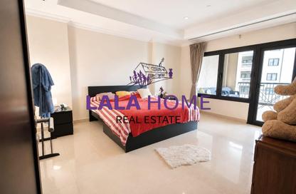 Apartment - 1 Bedroom - 2 Bathrooms for rent in East Porto Drive - Porto Arabia - The Pearl Island - Doha