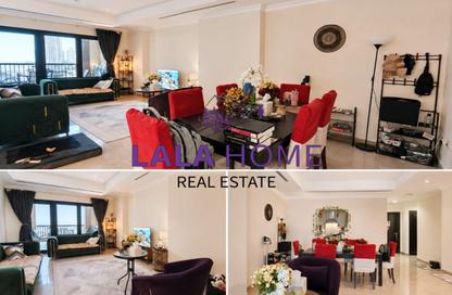 Apartment - 1 Bedroom - 2 Bathrooms for rent in East Porto Drive - Porto Arabia - The Pearl Island - Doha