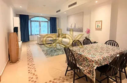 شقة - غرفة نوم - 2 حمامات للايجار في طريق بورتو الشرقي - بورتو أرابيا - جزيرة اللؤلؤة - الدوحة