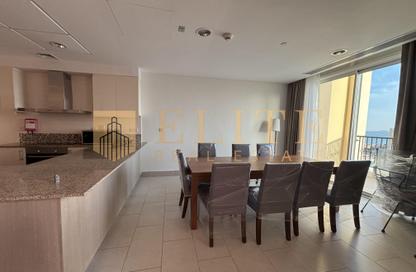 Duplex - 3 Bedrooms - 5 Bathrooms for rent in Viva West - Viva Bahriyah - The Pearl Island - Doha