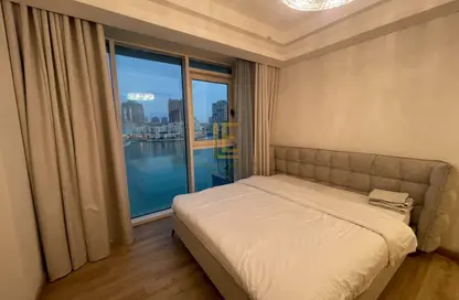 شقة - غرفة نوم - 2 حمامات للايجار في كريستال ريزيدنس - جزيرة جيوان - جزيرة اللؤلؤة - الدوحة
