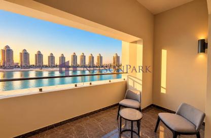 Townhouse - 3 - 4 for rent in Al Mutahidah Tower - Viva Bahriyah - The Pearl Island - Doha
