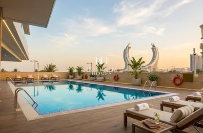 Apartment - 2 Bedrooms - 3 Bathrooms for rent in Lusail Marina Heights - Marina District - Lusail