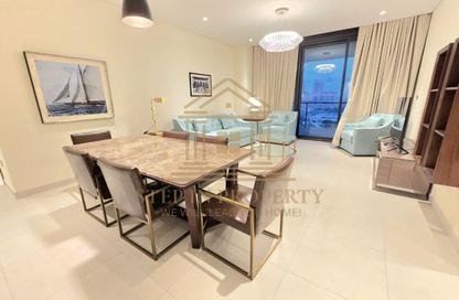Apartment - 3 Bedrooms - 4 Bathrooms for rent in Lusail Marina Heights - Marina District - Lusail