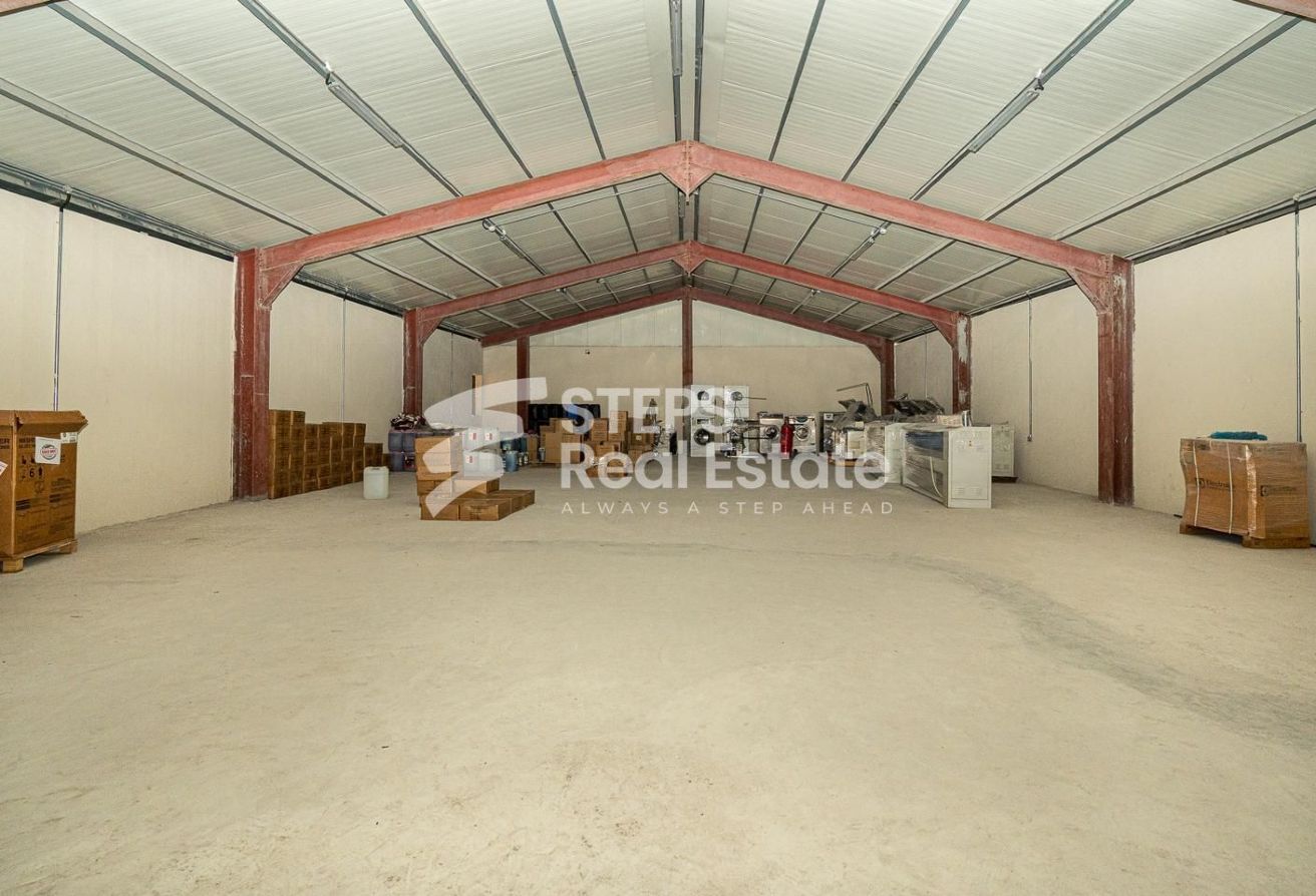 Spacious Warehouse for Rent in Industrial Area
