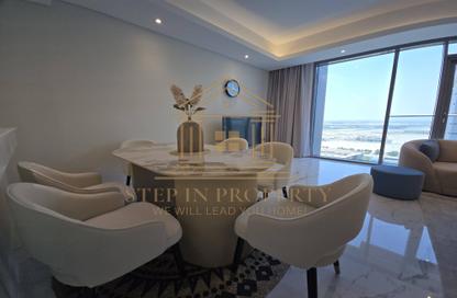 Apartment - 2 Bedrooms - 3 Bathrooms for rent in Lusail Marina Heights - Marina District - Lusail