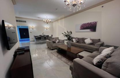 Apartment - 2 Bedrooms - 2 Bathrooms for rent in Al Sadd Tourist Apartments - Al Sadd - Doha