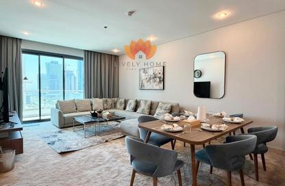Apartment - 1 Bedroom - 2 Bathrooms for rent in Marina Tower 23 - Marina District - Lusail