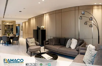 Apartment - 2 Bedrooms - 2 Bathrooms for rent in FJ9 Residential Tower - Marina District - Lusail