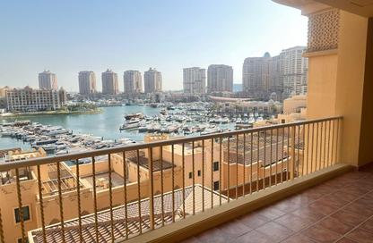 Apartment - 2 Bedrooms - 3 Bathrooms for rent in West Porto Drive - Porto Arabia - The Pearl Island - Doha