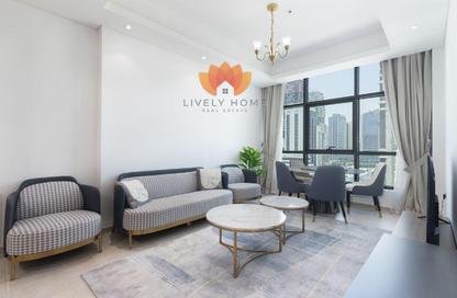 Apartment - 2 Bedrooms - 2 Bathrooms for rent in Marina Tower 21 - Marina District - Lusail