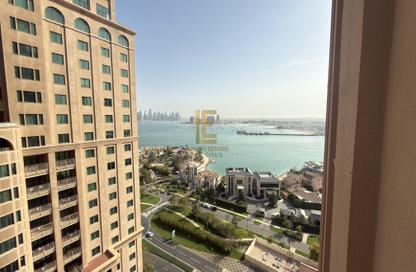 Apartment - 1 Bedroom - 2 Bathrooms for rent in East Porto Drive - Porto Arabia - The Pearl Island - Doha