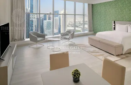 Apartment - Studio - 1 Bathroom for rent in West Bay Tower - West Bay - West Bay - Doha