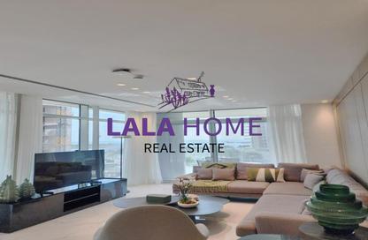 Apartment - 2 Bedrooms - 3 Bathrooms for rent in Lusail Marina Heights - Marina District - Lusail