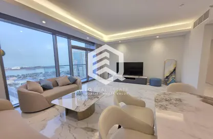 Apartment - 2 Bedrooms - 3 Bathrooms for rent in Marina Tower 23 - Marina District - Lusail