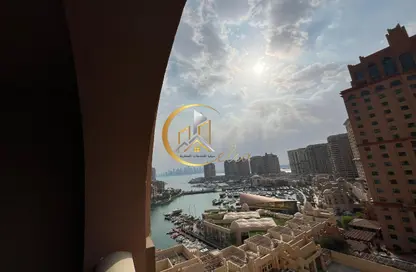 Apartment - 1 Bedroom - 2 Bathrooms for rent in Pearl Tower - Diplomatic Street - West Bay - Doha