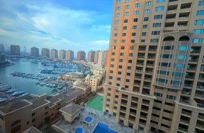 شقة - غرفة نوم - 2 حمامات للايجار في طريق بورتو الغربي - بورتو أرابيا - جزيرة اللؤلؤة - الدوحة