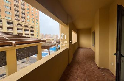 Apartment - 1 Bedroom - 2 Bathrooms for rent in East Porto Drive - Porto Arabia - The Pearl Island - Doha