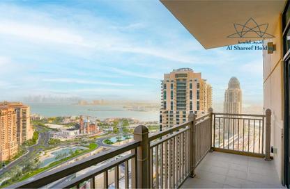Apartment - 2 Bedrooms - 3 Bathrooms for rent in Abraj Bay - Abraj Quartiers - The Pearl Island - Doha