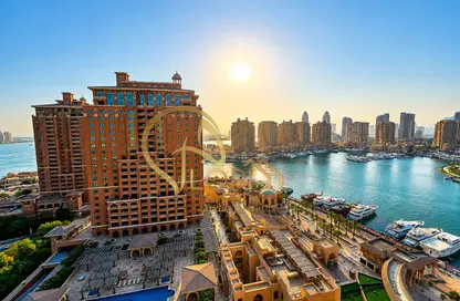Apartment - 1 Bedroom - 2 Bathrooms for sale in East Porto Drive - Porto Arabia - The Pearl Island - Doha