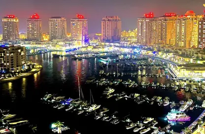 Apartment - 1 Bedroom - 2 Bathrooms for sale in West Porto Drive - Porto Arabia - The Pearl Island - Doha