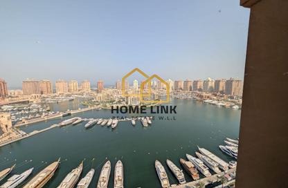 Apartment - Studio - 1 for rent in Tower 5 - Porto Arabia - The Pearl Island - Doha