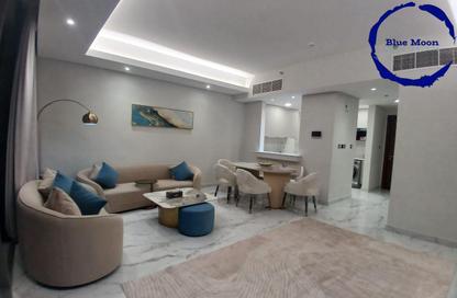 Apartment - 2 Bedrooms - 3 Bathrooms for rent in Lusail Marina Heights - Marina District - Lusail