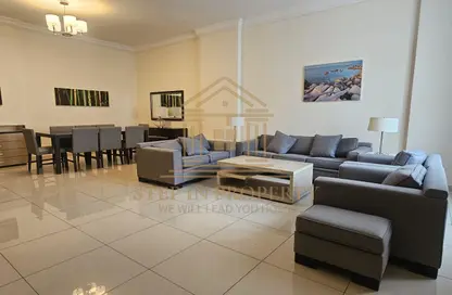 Apartment - 3 Bedrooms - 3 Bathrooms for rent in Al Sadd Road - Al Sadd - Doha