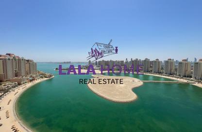 Duplex - 3 Bedrooms - 4 Bathrooms for rent in Viva East - Viva Bahriyah - The Pearl Island - Doha