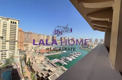 Apartment - 3 Bedrooms - 3 Bathrooms for rent in East Porto Drive - Porto Arabia - The Pearl Island - Doha Apartment - 3 Bedrooms - 3 Bathrooms for rent in East Porto Drive - Porto Arabia - The Pearl Island - Doha