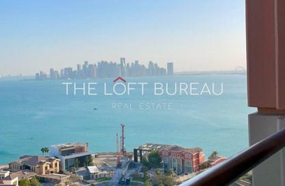 Apartment - 2 Bedrooms - 4 Bathrooms for rent in Viva East - Viva Bahriyah - The Pearl Island - Doha