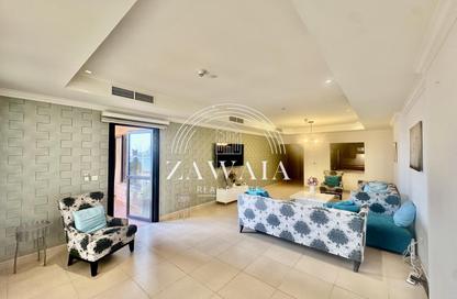 Apartment - 1 Bedroom - 2 Bathrooms for rent in West Porto Drive - Porto Arabia - The Pearl Island - Doha