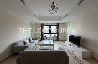 Apartment - 1 Bedroom - 2 Bathrooms for rent in West Porto Drive - Porto Arabia - The Pearl Island - Doha