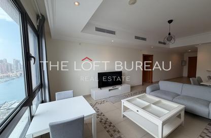 Apartment - 1 Bedroom - 2 Bathrooms for rent in West Porto Drive - Porto Arabia - The Pearl Island - Doha