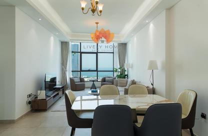 Apartment - 2 Bedrooms - 3 Bathrooms for rent in Marina Tower 21 - Marina District - Lusail Apartment - 2 Bedrooms - 3 Bathrooms for rent in Marina Tower 21 - Marina District - Lusail