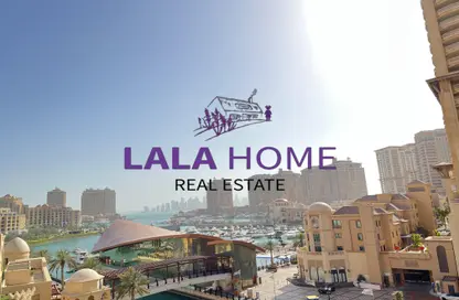 Apartment - 1 Bedroom - 2 Bathrooms for rent in East Porto Drive - Porto Arabia - The Pearl Island - Doha