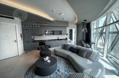 Apartment - 1 Bedroom - 2 Bathrooms for rent in Lusail Marina Heights - Marina District - Lusail