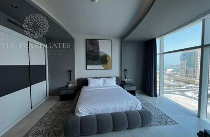 Apartment - 1 Bedroom - 2 Bathrooms for rent in Lusail Marina Heights - Marina District - Lusail