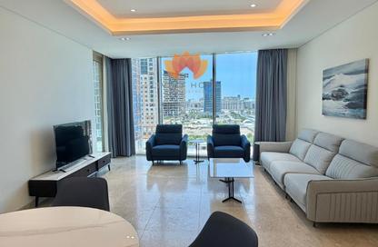 Apartment - 2 Bedrooms - 3 Bathrooms for rent in Lusail Marina Heights - Marina District - Lusail
