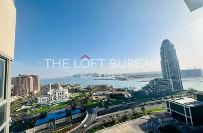 شقة - 3 غرف نوم - 5 حمامات للايجار في ابراج باي - منطقة الأبراج - جزيرة اللؤلؤة - الدوحة