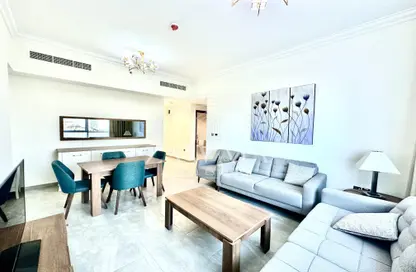 Apartment - 2 Bedrooms - 3 Bathrooms for rent in Lusail Marina Heights - Marina District - Lusail