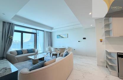 Apartment - 2 Bedrooms - 3 Bathrooms for rent in Lusail Marina Heights - Marina District - Lusail
