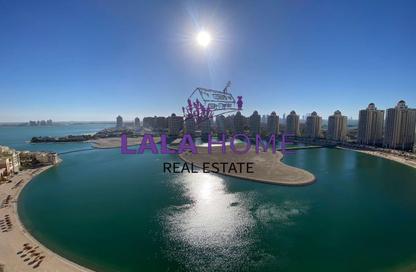 Apartment - 4 Bedrooms - 5 Bathrooms for rent in Viva West - Viva Bahriyah - The Pearl Island - Doha