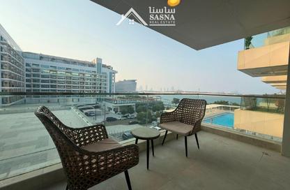 Apartment - 1 - 1 for rent in Lusail Marina Heights - Marina District - Lusail
